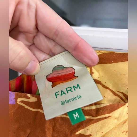 FARM RIO Embellished Cutout Printed Cotton-poplin Midi Dress - Size M - Picture 9 of 11